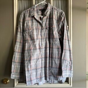 NWT Banana Republic Plaid Flannel Buttondown